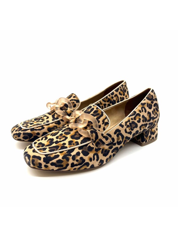 Mocassin Léopard Talon Tamaris 24305 en promo| Boutique Marina