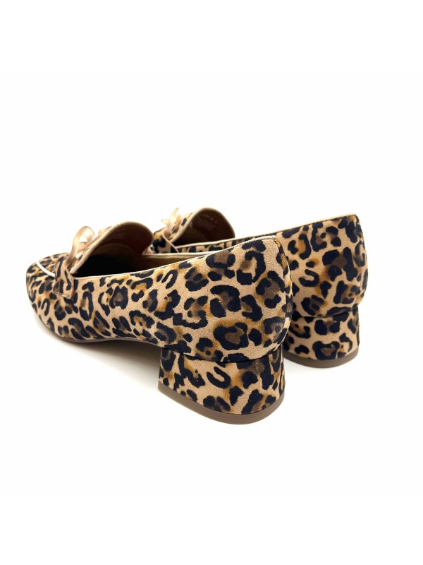 Mocassin Léopard Talon Tamaris 24305  en promo| Boutique Marina