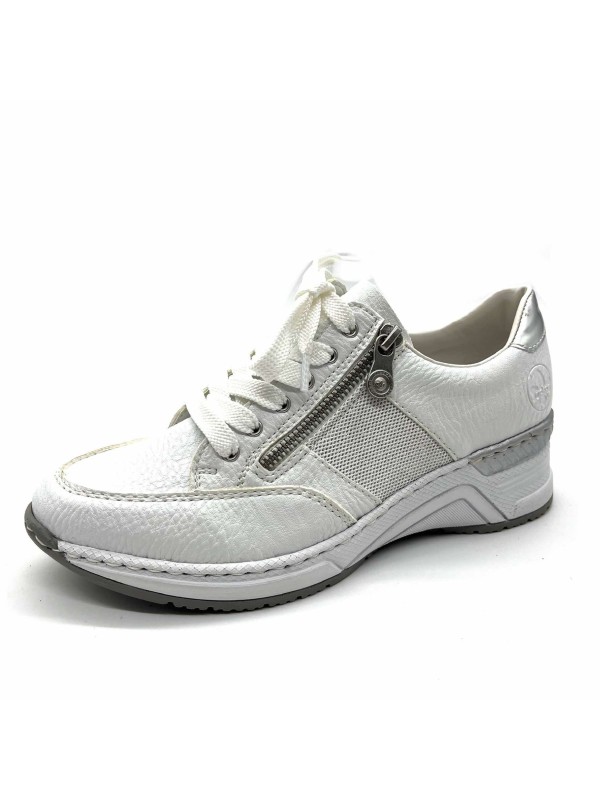 Basket Blanche Rieker N4322-80 – Fin de Série | Marina & Paloma