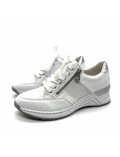 Basket Blanche Rieker N4322-80 | Marina & Paloma