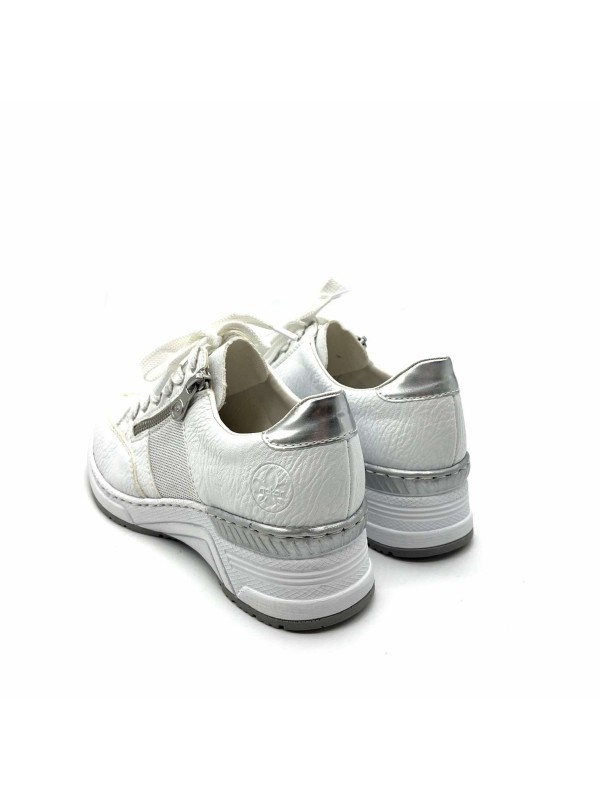 Basket Blanche Rieker N4322-80 – Fin de Série | Marina & Paloma