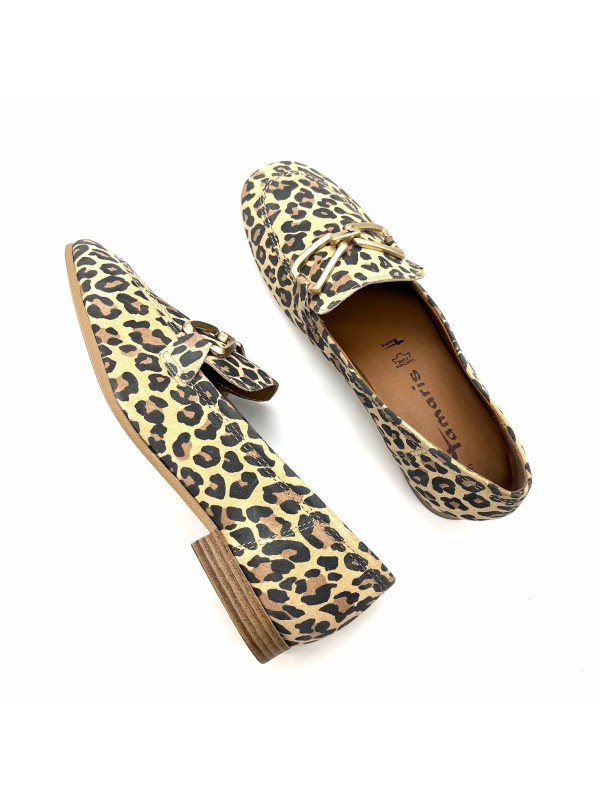 Mocassin Tamaris 24222 Léopard en promo | Marina & Paloma