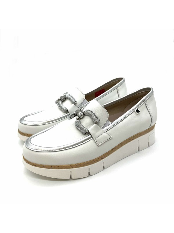 Mocassin Dorking India D9298 Blanc en promo | Marina & Paloma