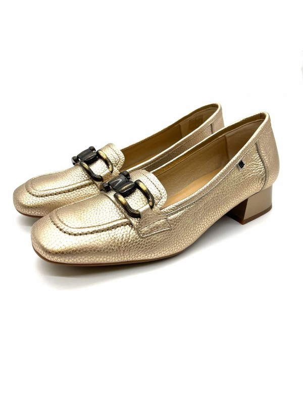 Mocassin Dorking Gia D9303 Doré en promo | Marina & Paloma