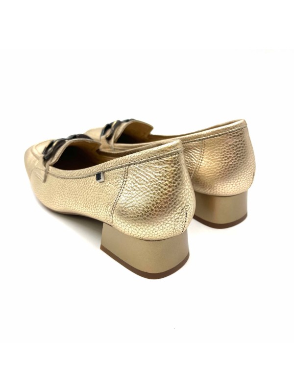 Mocassin Dorking Gia D9303 Doré en promo | Marina & Paloma