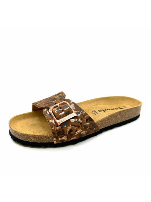 Mule Tamaris 27520 Léopard Cuir en promo | Marina & Paloma
