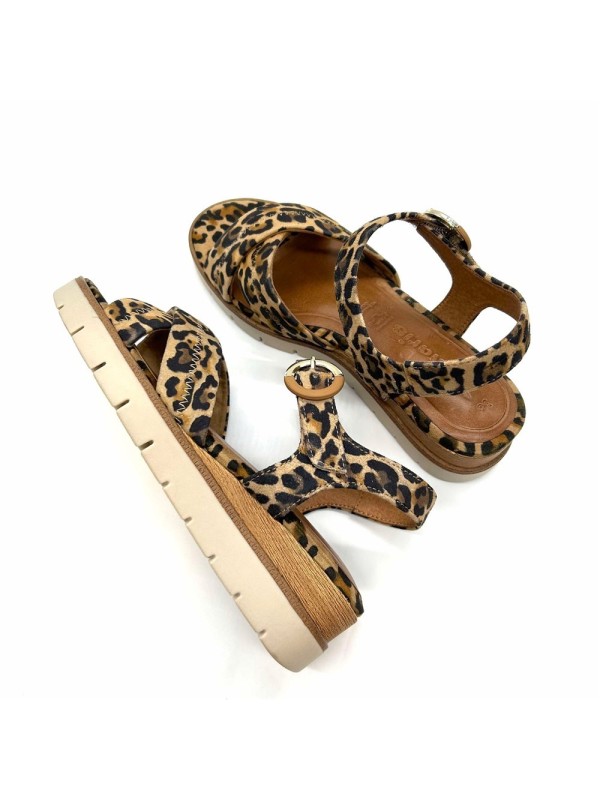 Nu-pied Léopard Tamaris 28202 Compensé en promo | Marina & Paloma