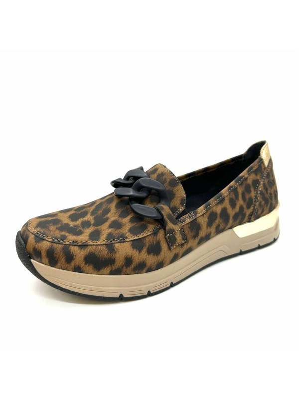 Rieker 58944-90 mocassin léopard femme -50% | Marina & Paloma