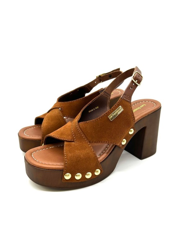 Nu-pied Talon Penn Camel Les Tropéziennes en promo | Marina & Paloma