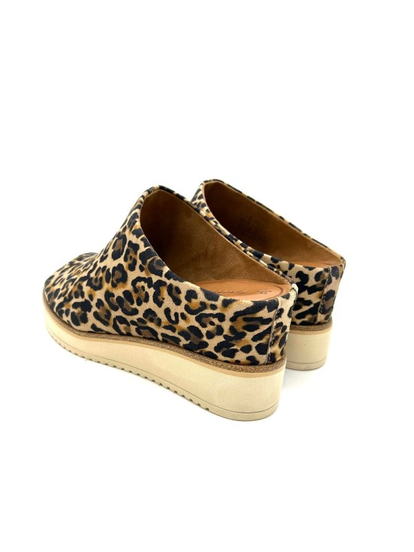 Mule Léopard Tamaris 27200/1 Compensée en promo | Marina & Paloma