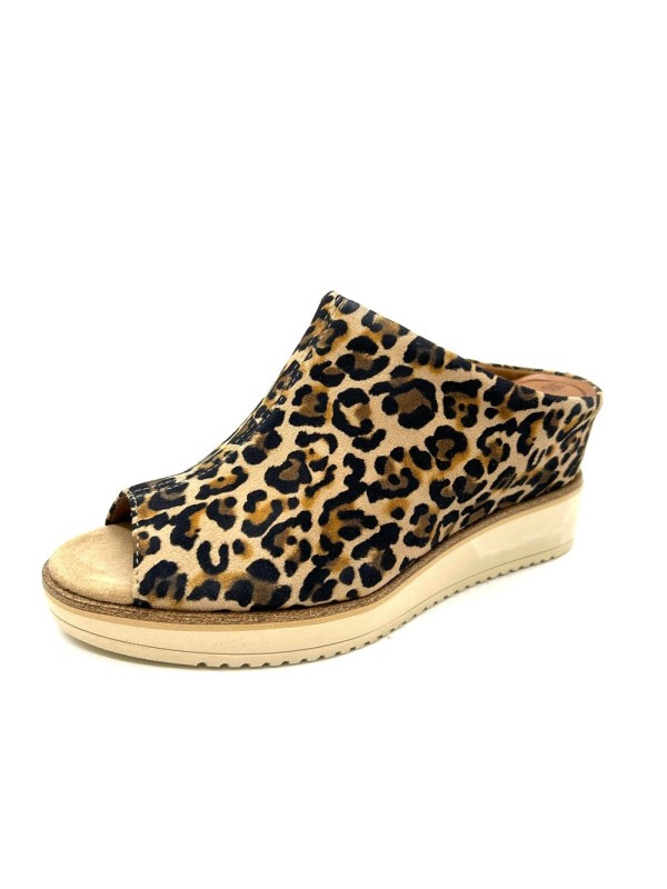Mule Léopard Tamaris 27200/1 Compensée en promo | Marina & Paloma