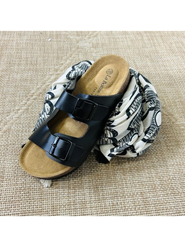 Mule Double Bride La Bottine Souriante | Boutique Marina