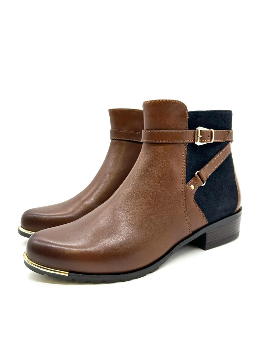 Bottine Confort Caprice 25308 Camel | Marina & Paloma