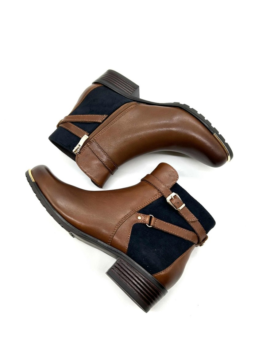 Bottine Confort Caprice 25308 Camel | Marina & Paloma