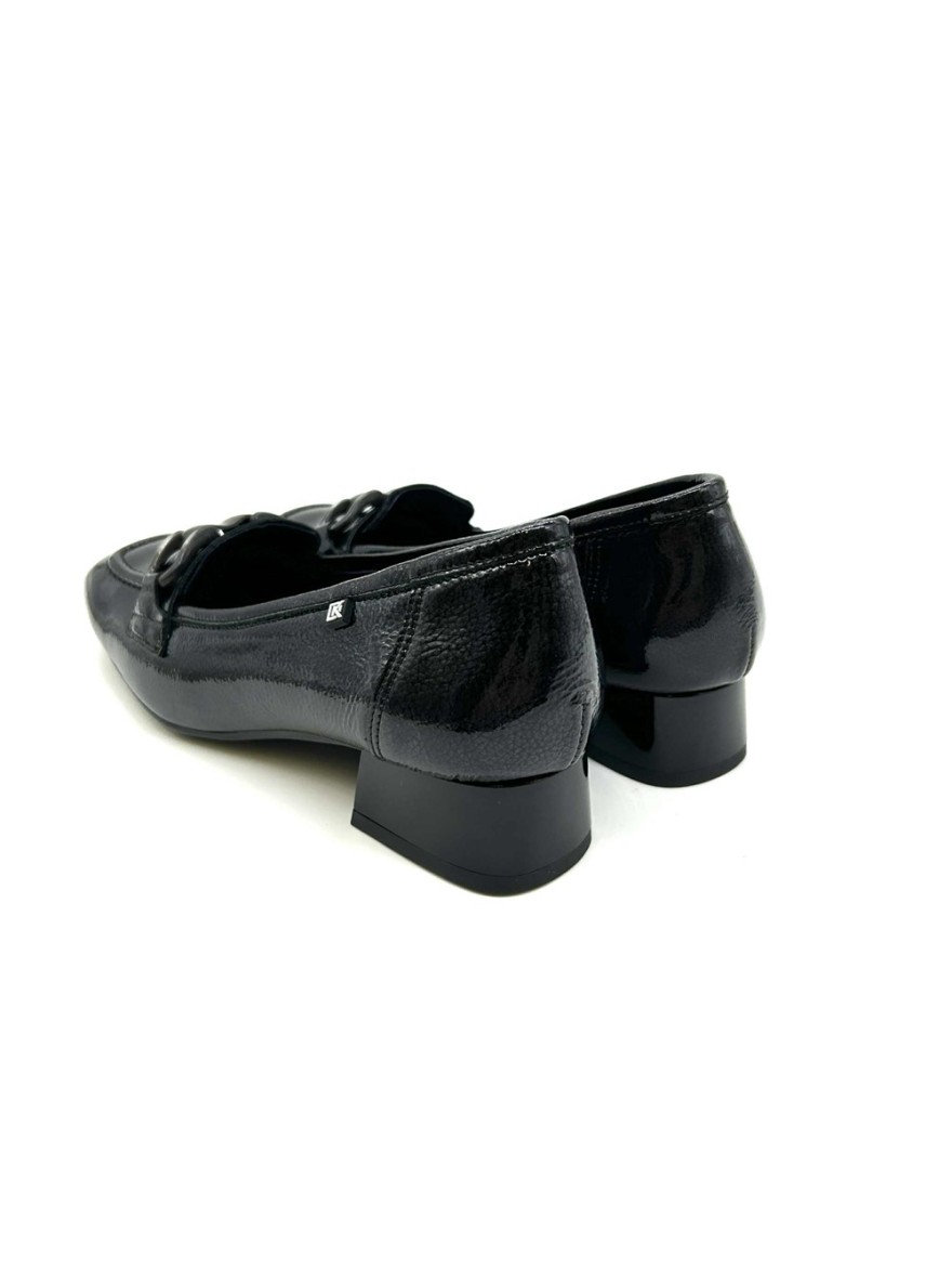 Mocassin Dorking Gia D9621 Vernis Gris | Marina & Paloma
