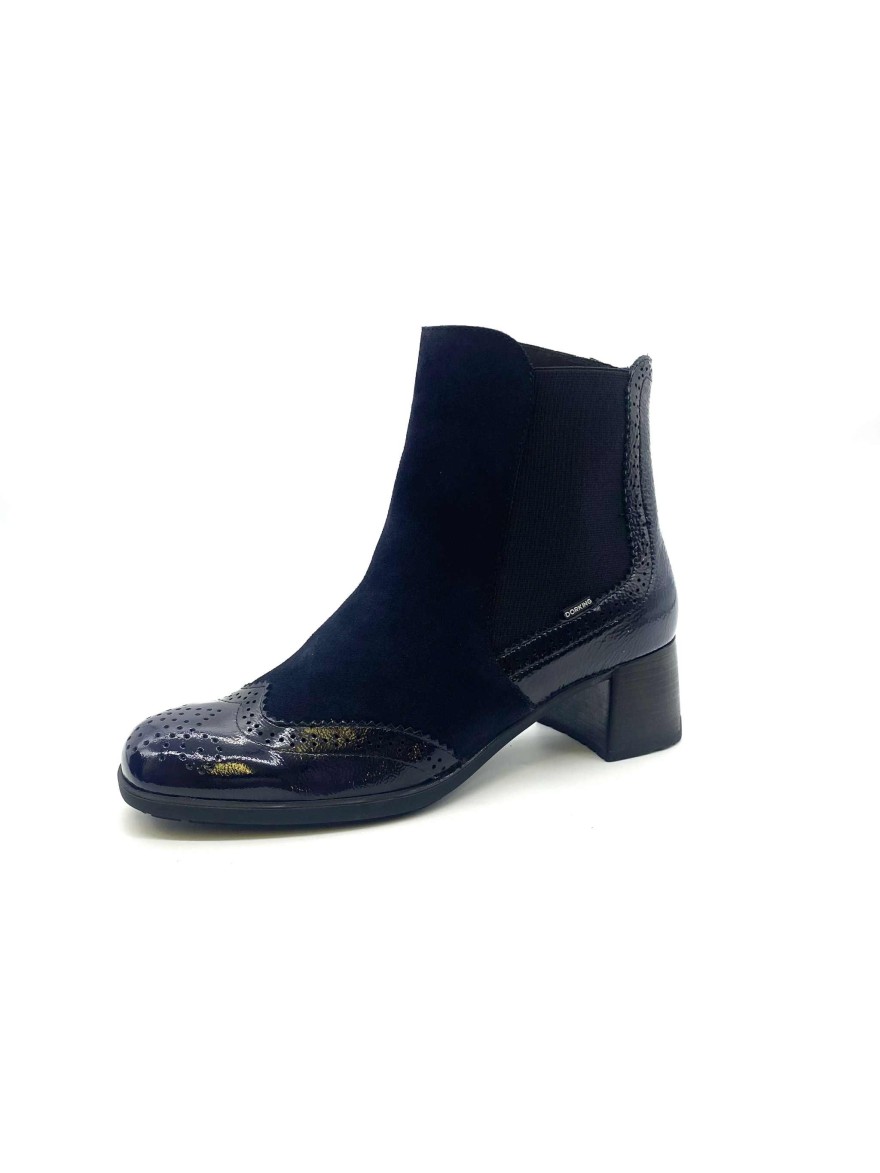 Bottine bleu marine Dorking IKIA D9368  | Marina & Paloma