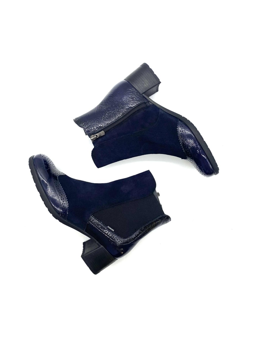 Bottine bleu marine Dorking IKIA D9368  | Marina & Paloma