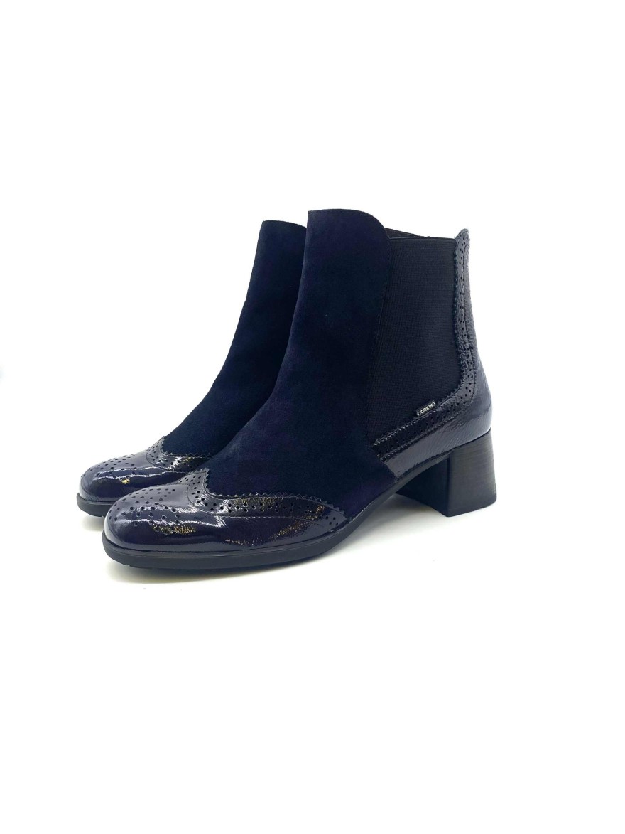 Bottine bleu marine Dorking IKIA D9368  | Marina & Paloma