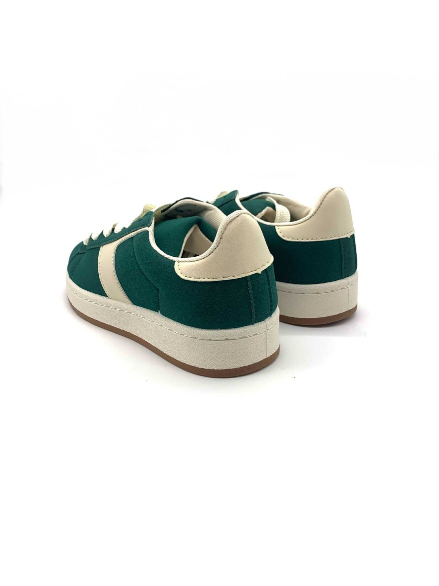 Basket vert sapin et blanche Belluci | Marina & Paloma