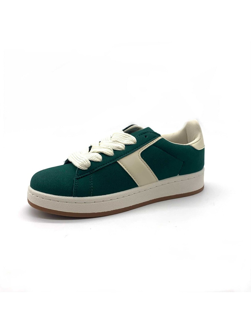 Basket vert sapin et blanche Belluci | Marina & Paloma
