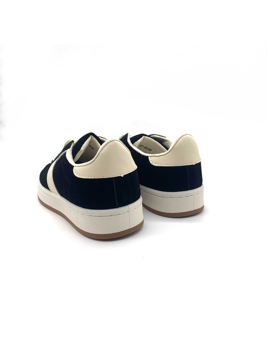 Basket noire et blanche Belluci | Marina & Paloma