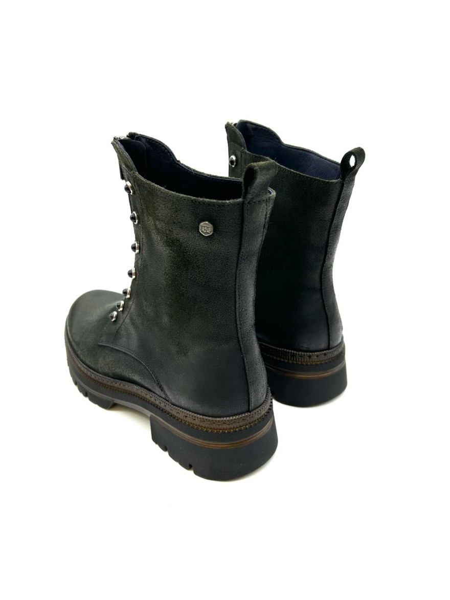 Bottine Dorking Cosmo D9392 cuir vert -50% | Marina & Paloma