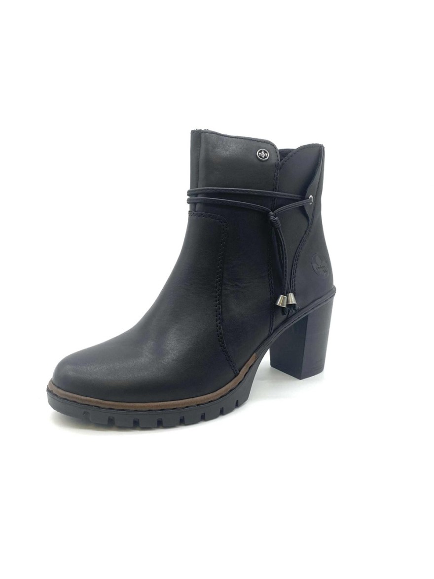 Bottine Rieker Y2567 cuir noir | Marina & Paloma