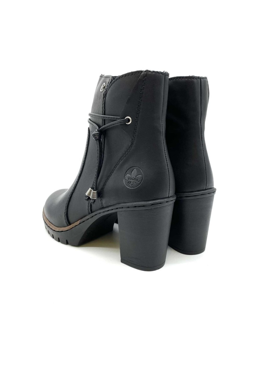 Bottine Rieker Y2567 cuir noir | Marina & Paloma