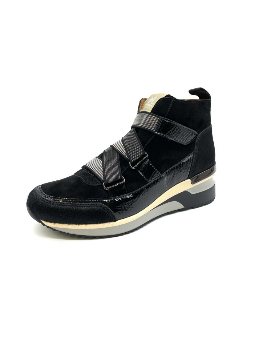 Basket Mamzelle Z4951 cuir noir| Marina & Paloma
