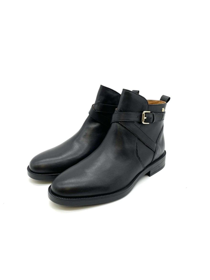Bottine Pikolinos Puertollano cuir noir | Marina & Paloma