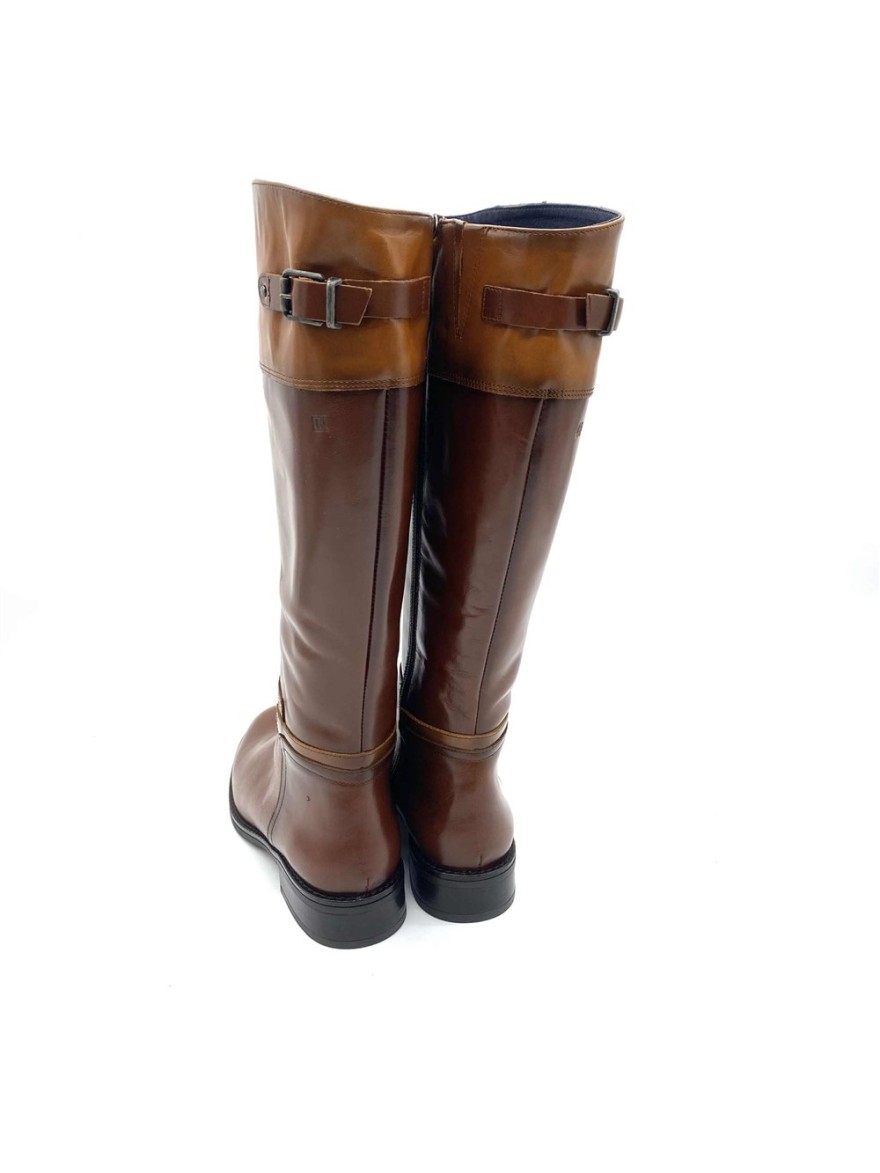 Botte Cavalière Dorking Tierra D7687 cuir marron | Marina & Paloma