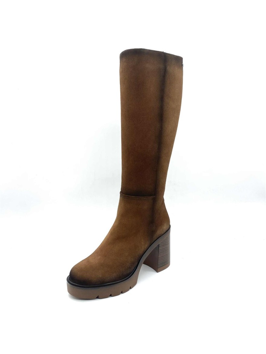 Botte Dorking Alert D9559 en Cuir Velours | Marina & Paloma