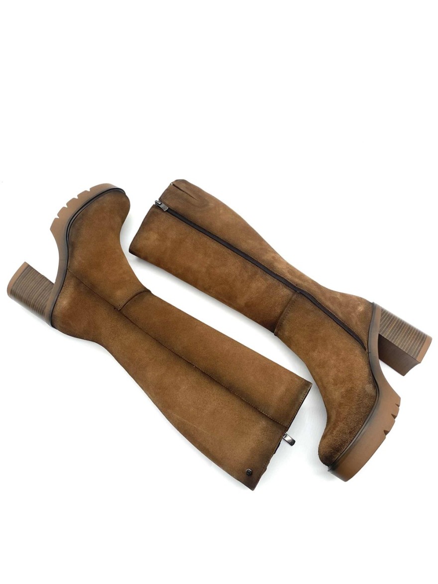 Botte Dorking Alert D9559 en Cuir Velours | Marina & Paloma