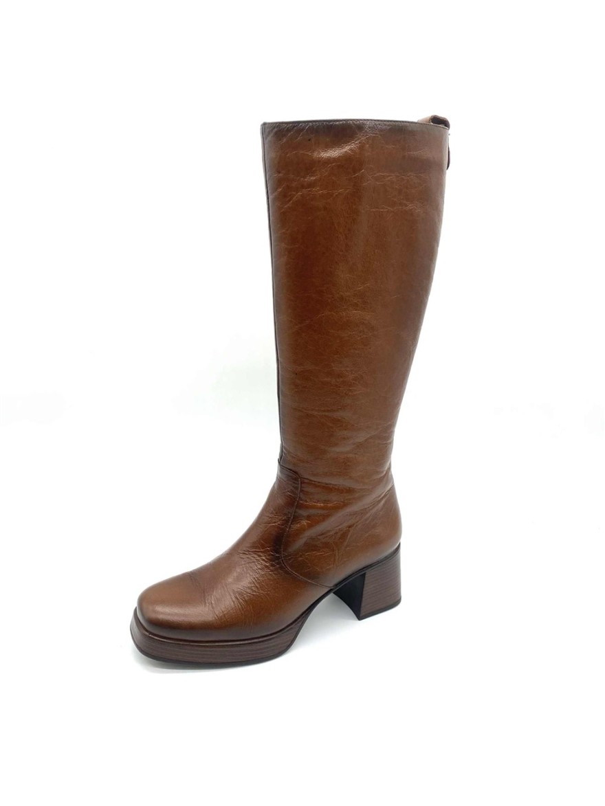 Botte Cristel Dorking Plateforme D9339 camel | Marina & Paloma