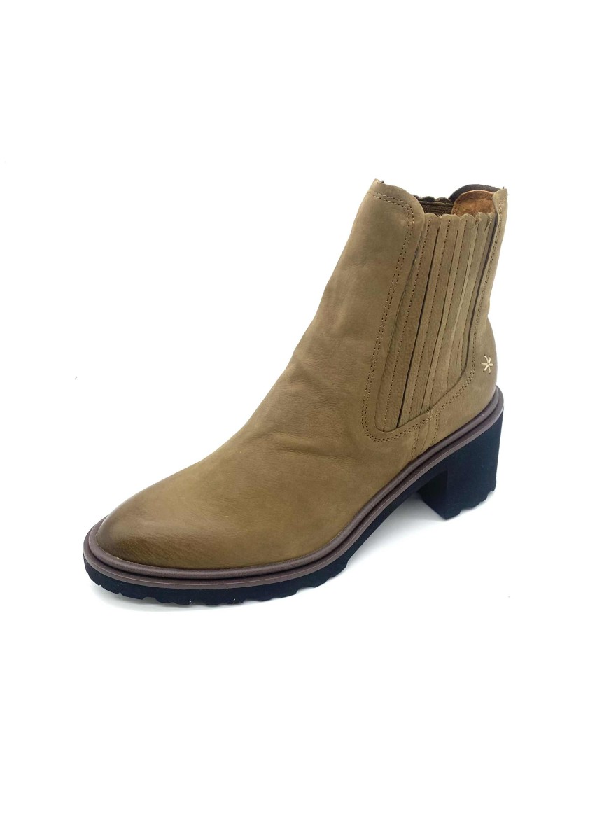 Bottine a talon Mamzelle Nicam camel | Marina & Paloma