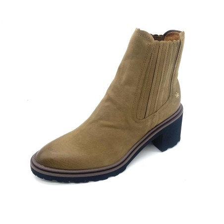 Bottine a talon Mamzelle Nicam camel | Marina & Paloma