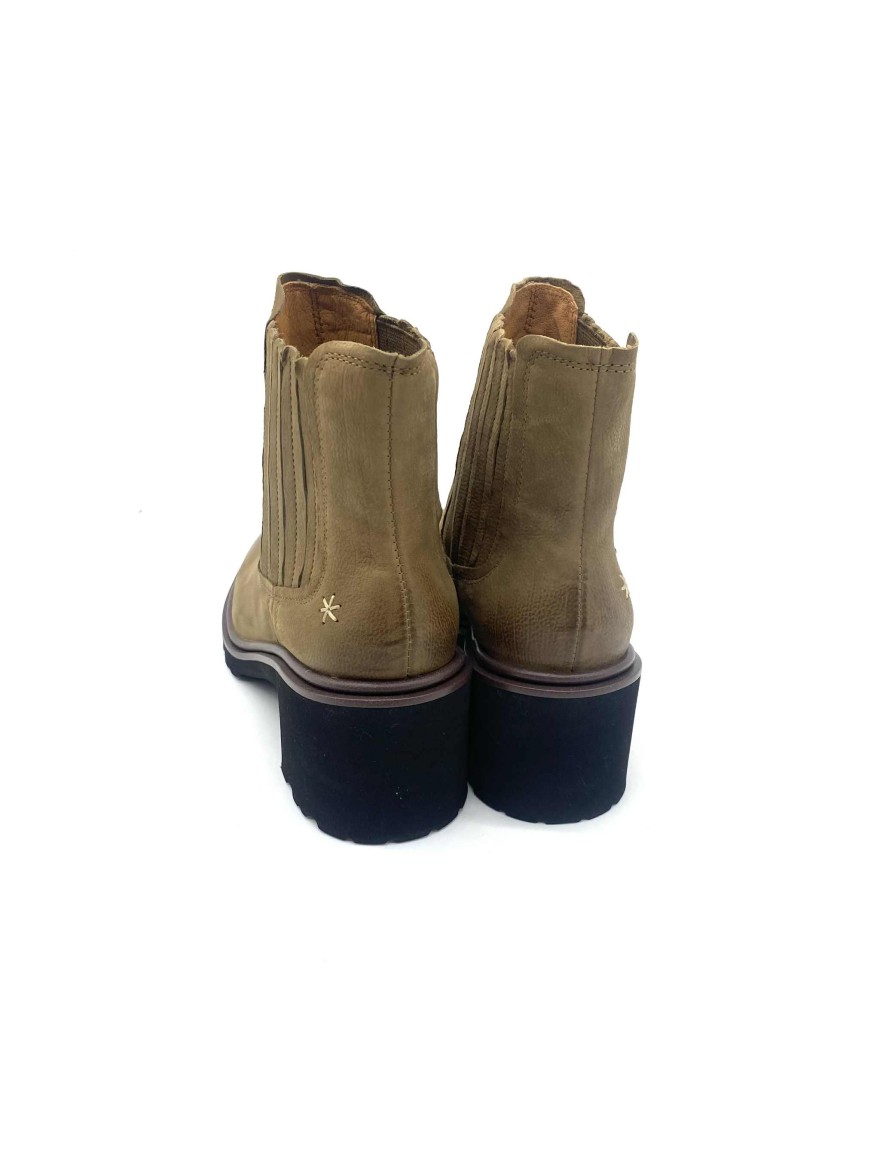 Bottine a talon Mamzelle Nicam camel | Marina & Paloma