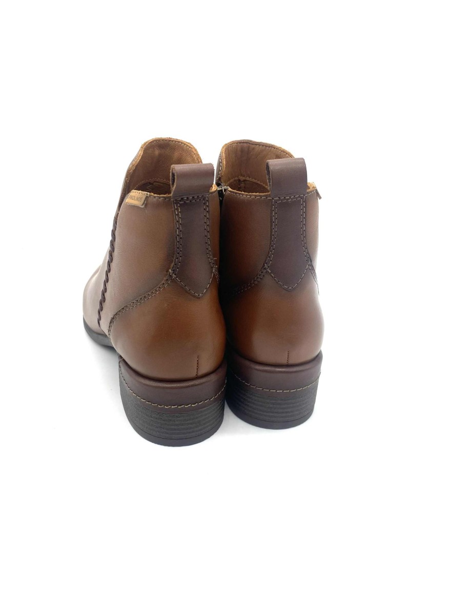 Bottine Pikolinos Malaga cuir camel femme | Marina & Paloma