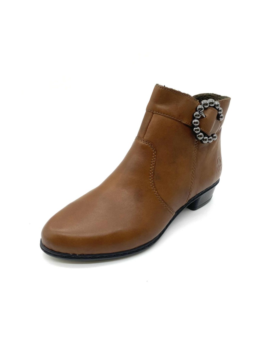 Bottine Rieker Y0797-24 camel élégante | Marina & Paloma