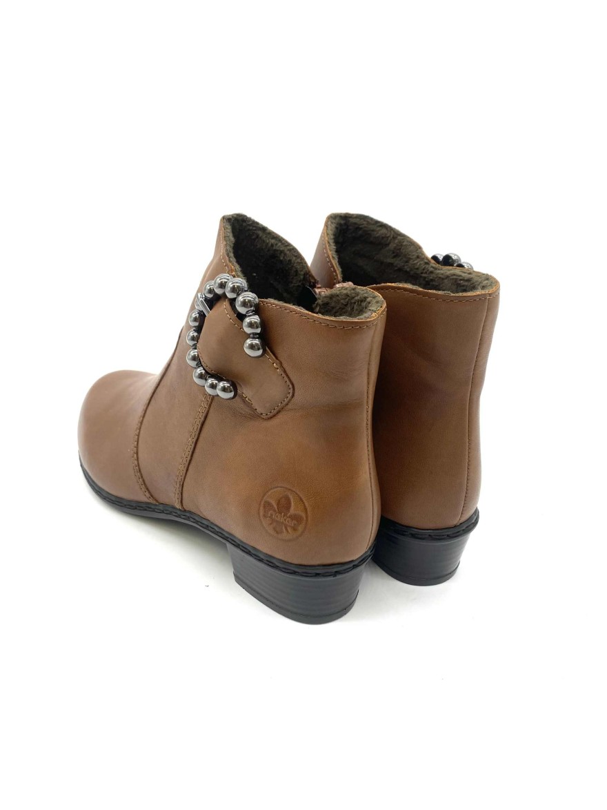 Bottine Rieker Y0797-24 camel élégante | Marina & Paloma