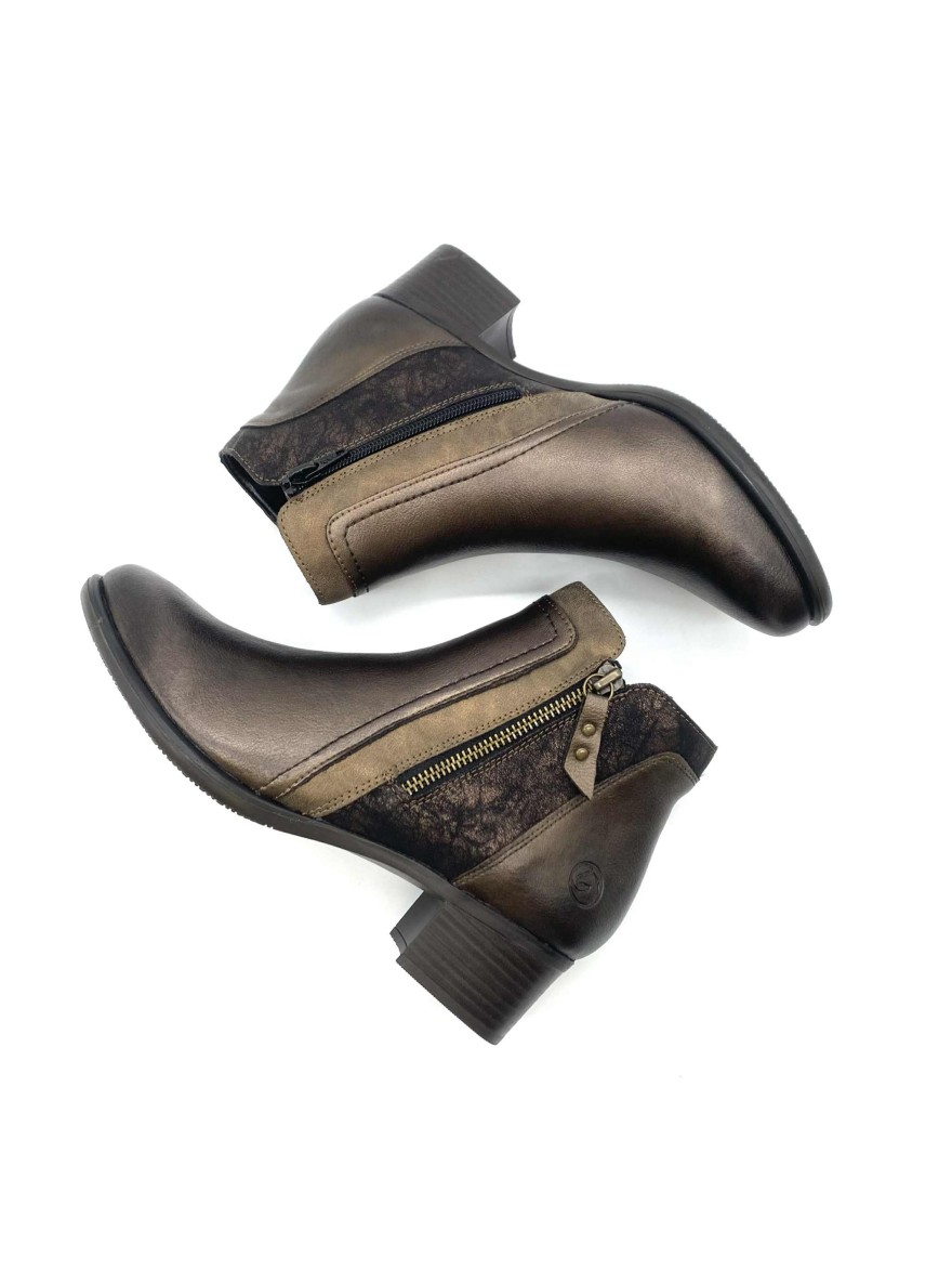 Bottine Remonte Talon R5172-90 Bronze | Marina & Paloma