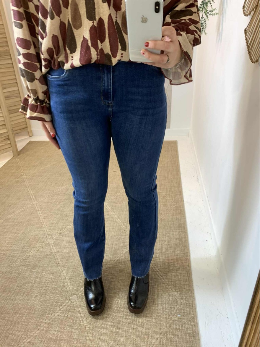 Jean brut flare taille haute Norfy | Marina & Paloma