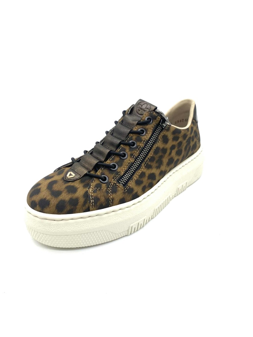 Basket Léopard Rieker M1953-90 -50% | Marina & Paloma