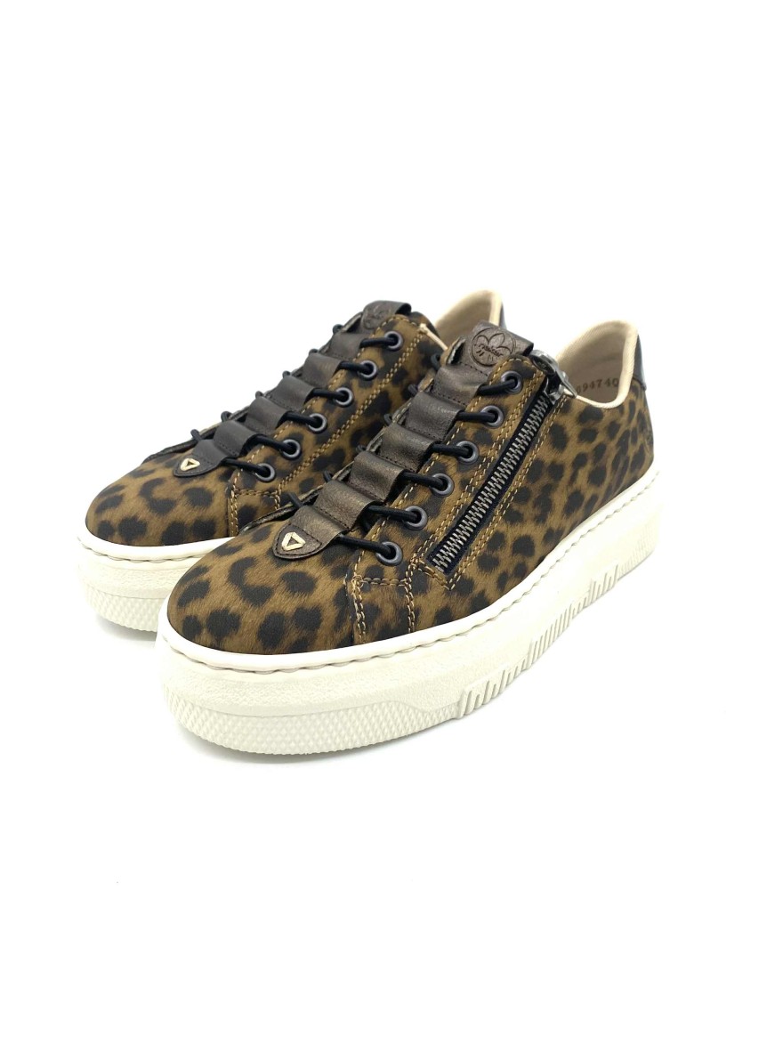 Basket Léopard Rieker M1953-90 -50% | Marina & Paloma