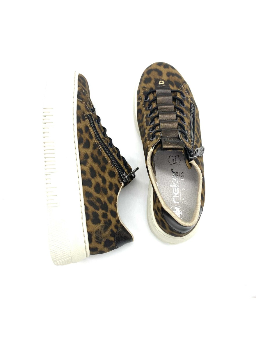 Basket Léopard Rieker M1953-90 -50% | Marina & Paloma