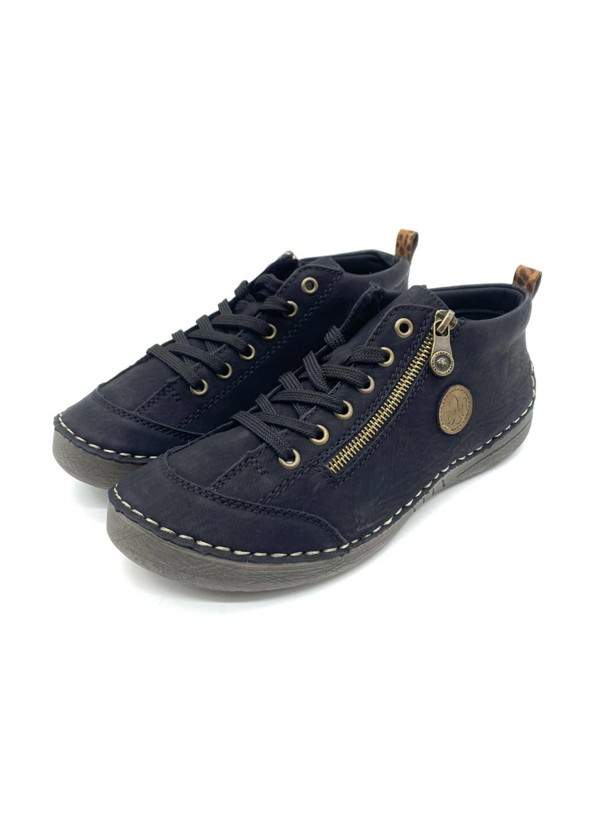 Basket Montante Rieker 52514-00 | Noire, Style Urbain & Confort Antistress