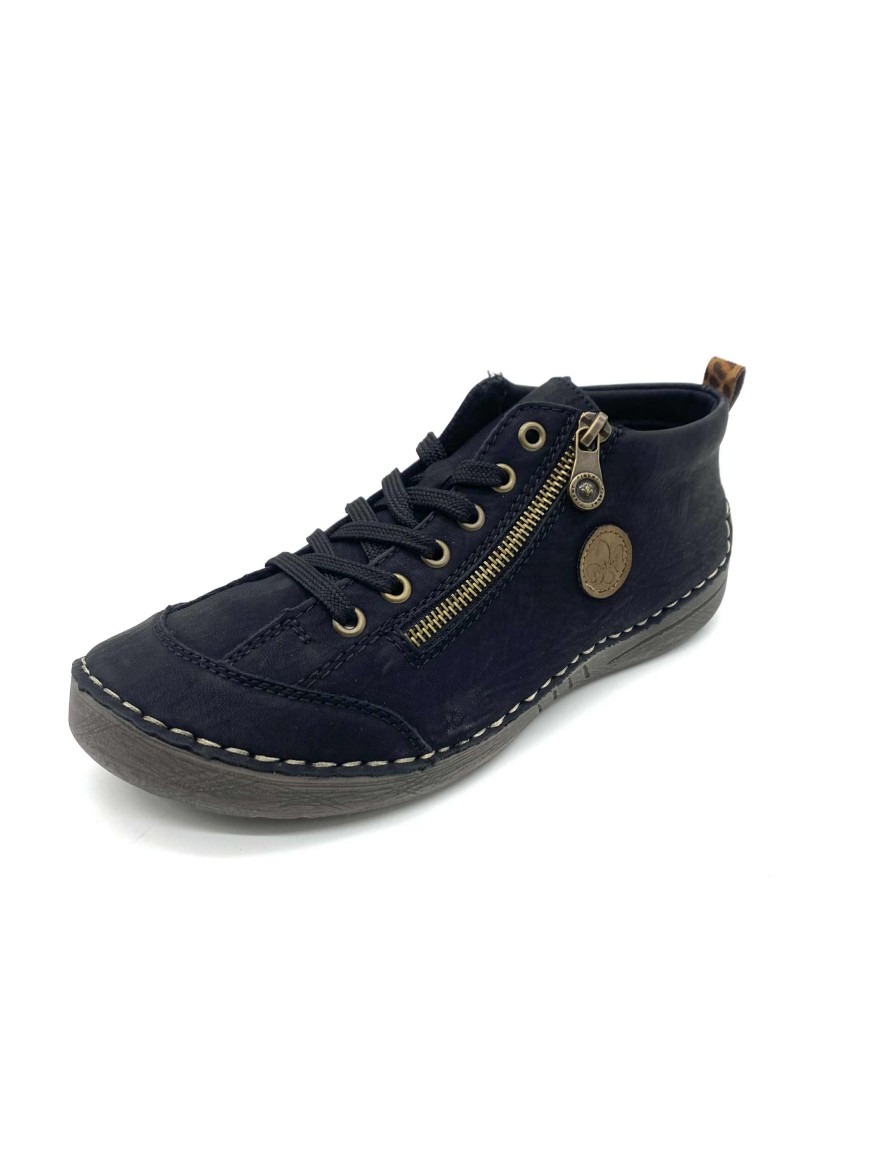 Basket Montante Rieker 52514-00 | Noire, Style Urbain & Confort Antistress