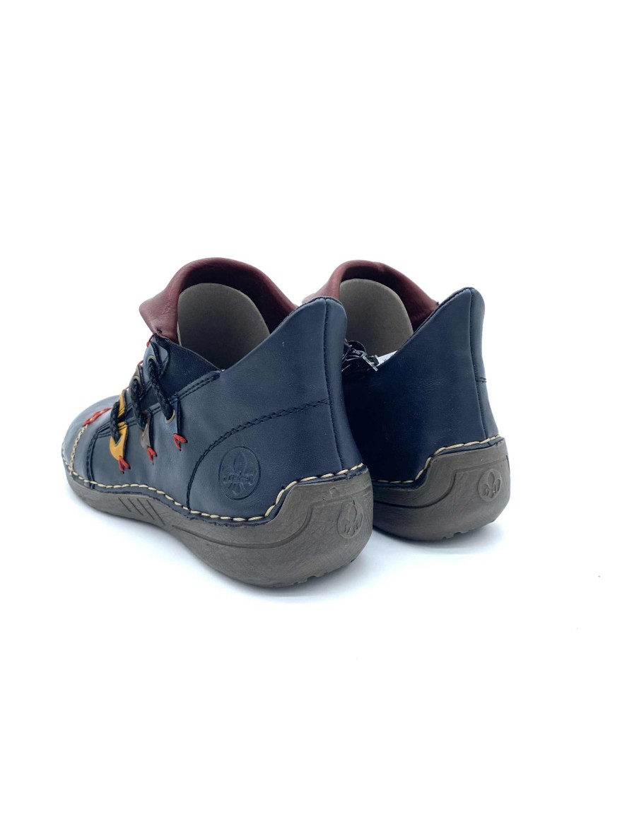 Boots Rieker 72581-14 Détails Multicolores & Soufflet | Marina & Paloma
