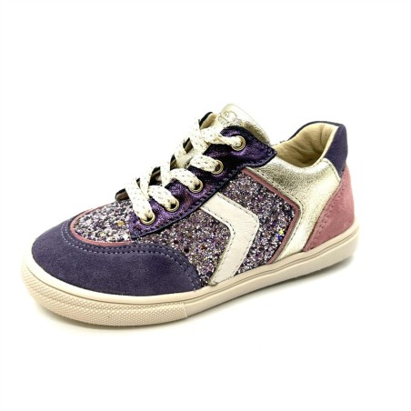Basket fille Copi rose & violet à paillettes - Bellamy | Marina & Paloma