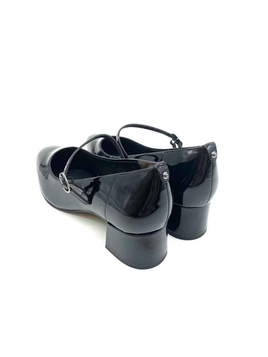 Escarpin Tamaris à Bride 22312 Noir Verni | Marina & Paloma